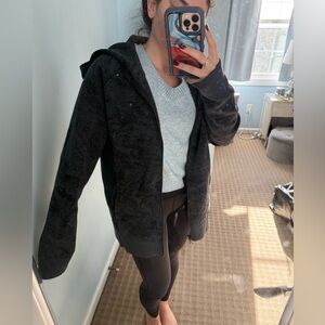 Lululemon thick blue zip up men’s sweatshirt